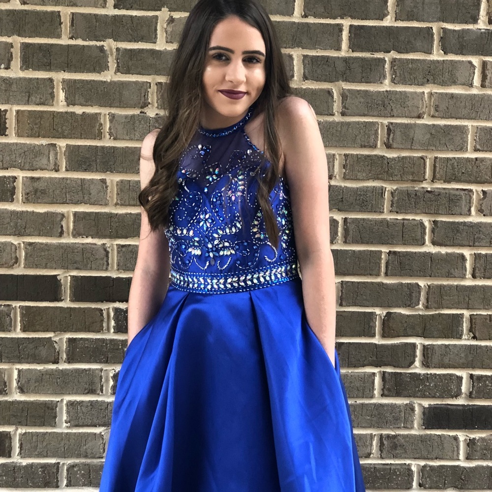 Dillard’s Navy Blue Prom/Homecoming Dress